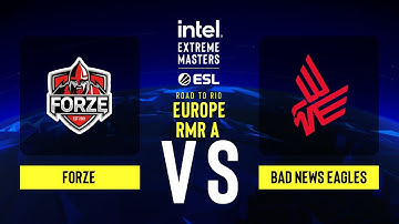 forZe vs. Bad News Eagles - Map 1 [Dust2] - IEM Road to Rio 2022 Europe RMR A