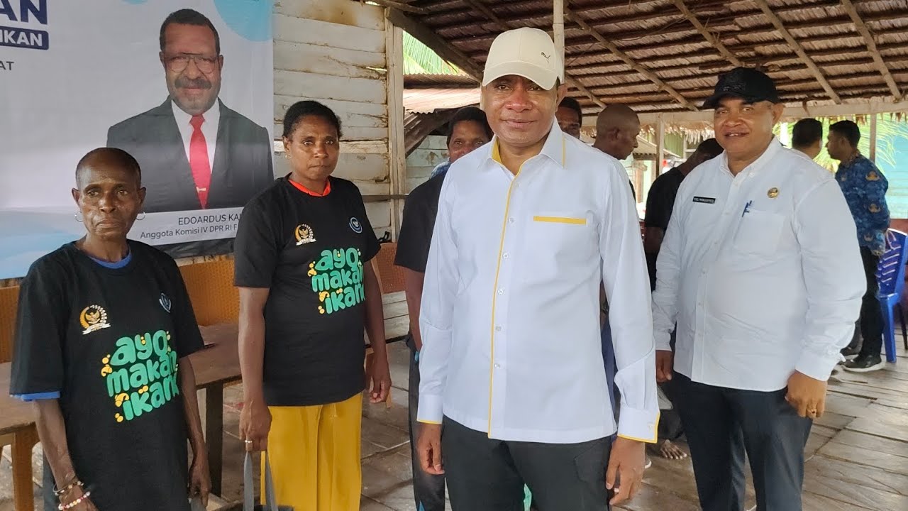 BUPATI KABUPATEN ASMAT || SAFARI GEMARIKAN Moto Ayo Makan ikan 
