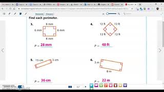 Ch. 13 Lesson 1 Perimeter