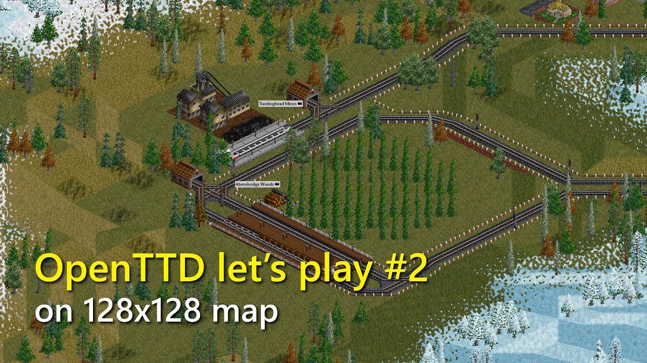 Let's play OpenTTD with Timberwolf's mods on 128x128 map Ep. 2 - YouTube