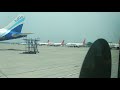 Aeroplane parking in New Delhi Airport