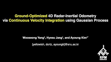 Ground-Optimized 4D Radar-Inertial Odometry via Continuous Velocity Integration using GP