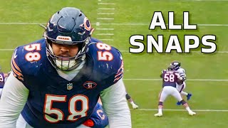 Celebrity Darnell Wright Week 10 NFL Highlights | All Snaps Vs Giants Profile