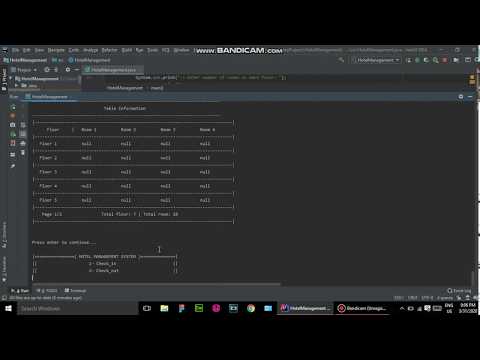 Demo Hotel Management System using 2D array with console in java [Student of HRD 8th generation]
