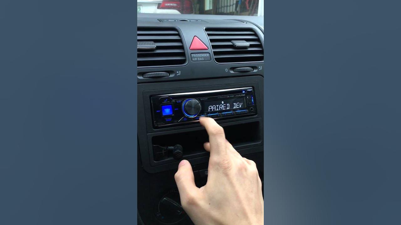 Zuigeling Los Detecteren Alpine radio Bluetooth connection fix - YouTube