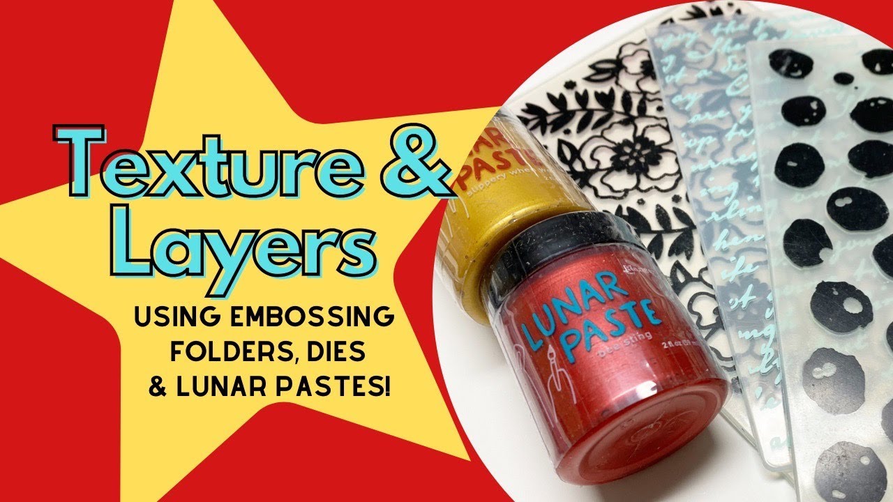 Using Embossing Folders to Create Texture! - YouTube