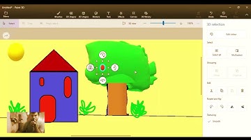 how to make children drawing using paint 3d ? Isn