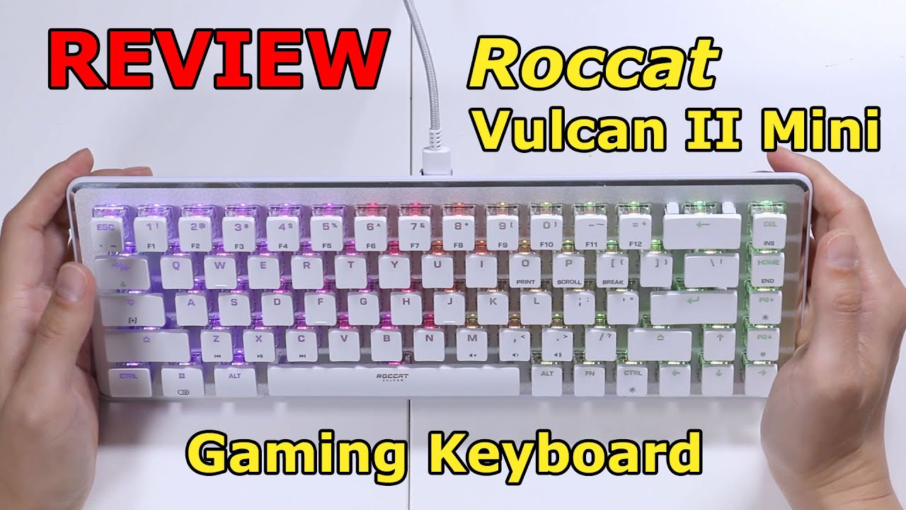 Awesome Optical Mini Gaming Keyboard! Roccat Vulcan 2 Mini Gaming Keyboard  Review 