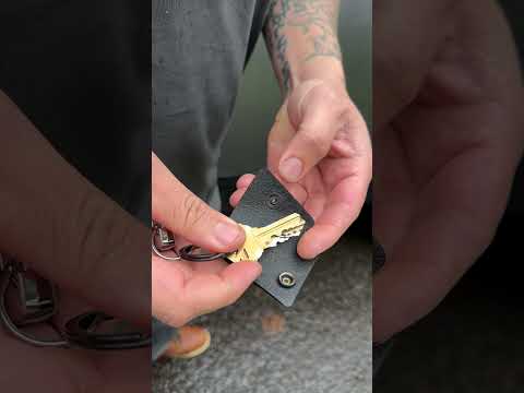 Key Wraps, an EDC keychain to stop the jingle - USA made - Everyday carry leather key accessories