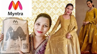 Myntra Anarkali Suit Review//Brand Libas//Beauty Tips By Mahira