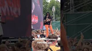 Polo G Performing in Switzerland!🇨🇭| #shorts