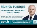 Direct : Réunion publique de François Asselineau à Le May-sur-Evre