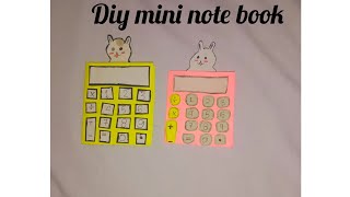 Diy Paper Calculator Mini Notepad Paper Craft Back To School Diy Mini Notepad