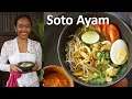 Soto ayam soupe au poulet  la indonsienne