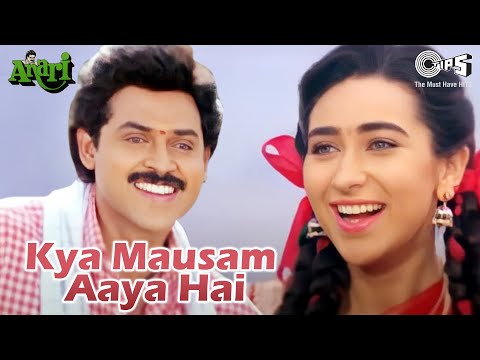 Kya Mausam Aaya Hai | Anari | Karisma Kapoor | Sadhana Sargam, Udit Narayan | 90's Hits