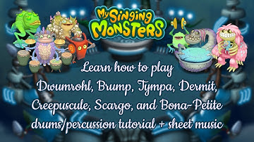 Learn to play Dwumrohl, Brump, Tympa, Dermit, Creepuscule, Scargo and Bona-Petite (MSM) - tutorial