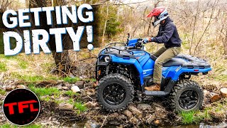 Our Off-Road Course IS A MESS! Will This 2024 Polaris Sportsman 570 Trail Get Stuck? screenshot 2