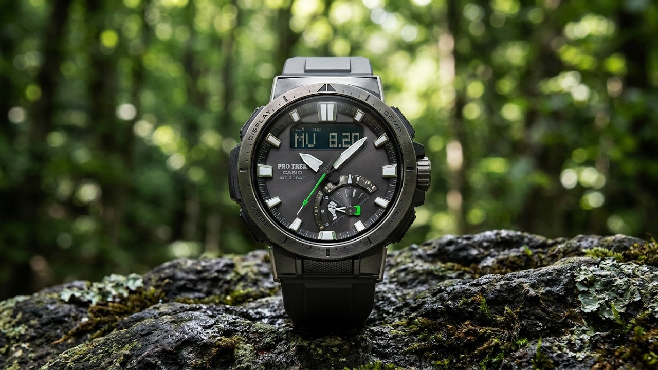 Casio PRO TREK PRW-70Y-1ER - YouTube