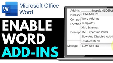 How To Add Or Enable Word Add-Ins In Microsoft Word 2026 (QUICKLY)
