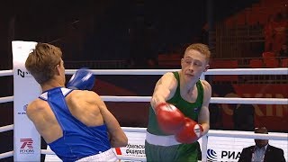 Preliminaries (57kg) DENAHY Jack (AUS) vs JENSEN Frederik Lundgaard (DEN) /AIBA World 2019