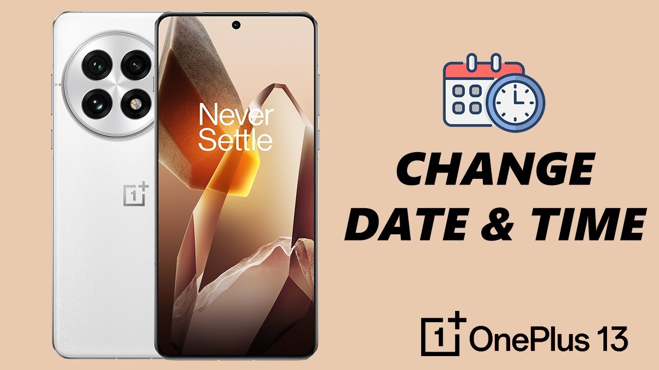 How To Change Date & Time On OnePlus 13 - YouTube