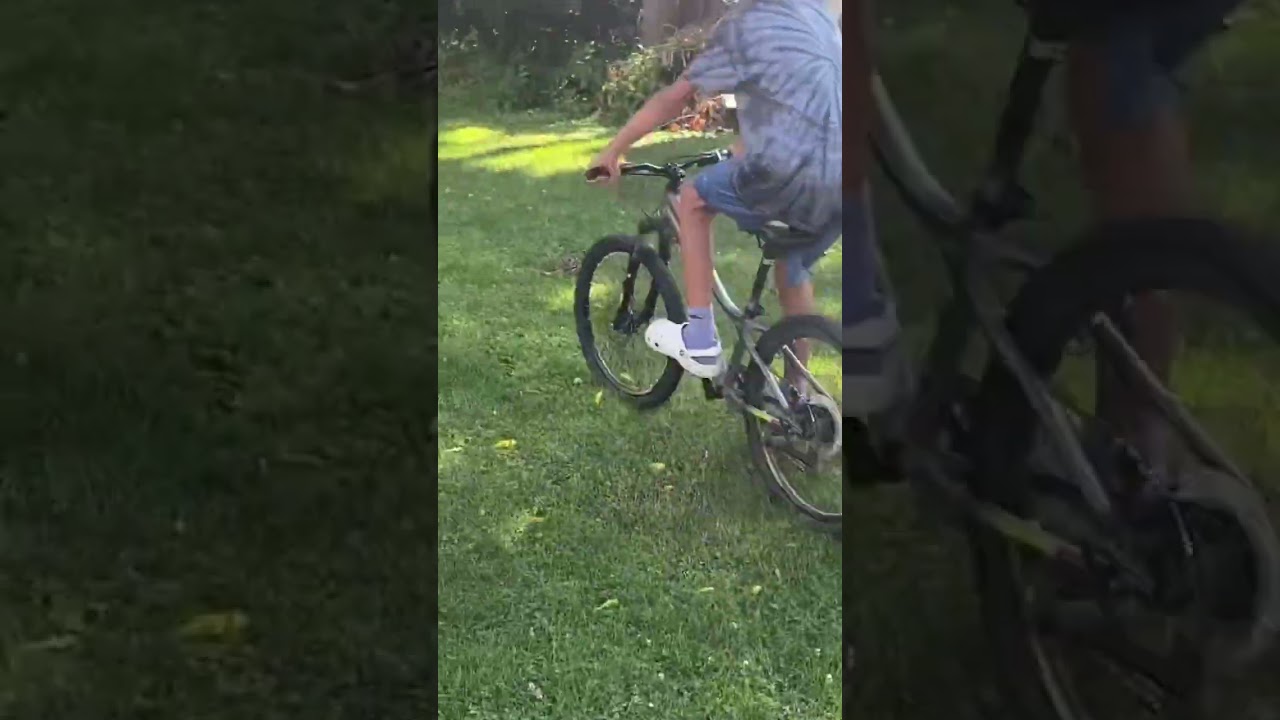 Wheelie with no front wheel