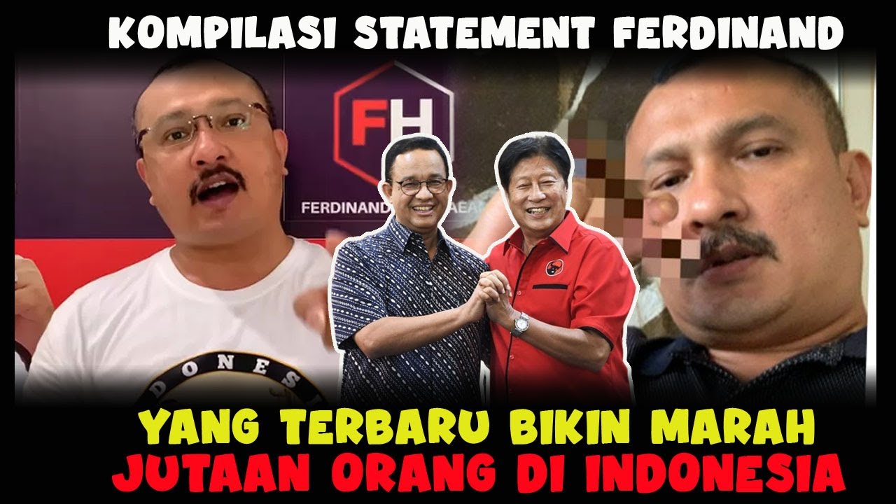 Keras Bro! Statement Ferdinand Dulu dan Sekarang - YouTube
