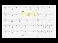 清水健太郎 Bass Tabs - きっと今日からは