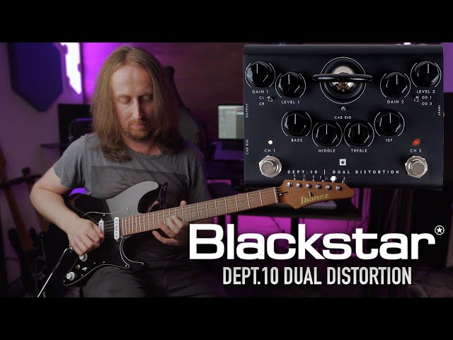 NEW Blackstar Dept. 10 Dual Distortion Valve Pedal - YouTube