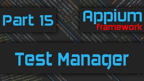 Creating a Common TestManager Class using JUnit Test Listeners [Advanced Appium Tutorial - 15][Java]