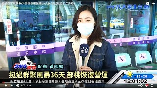 挺過群聚風暴36天 部桃恢復營運 八大民生新聞 2021021901