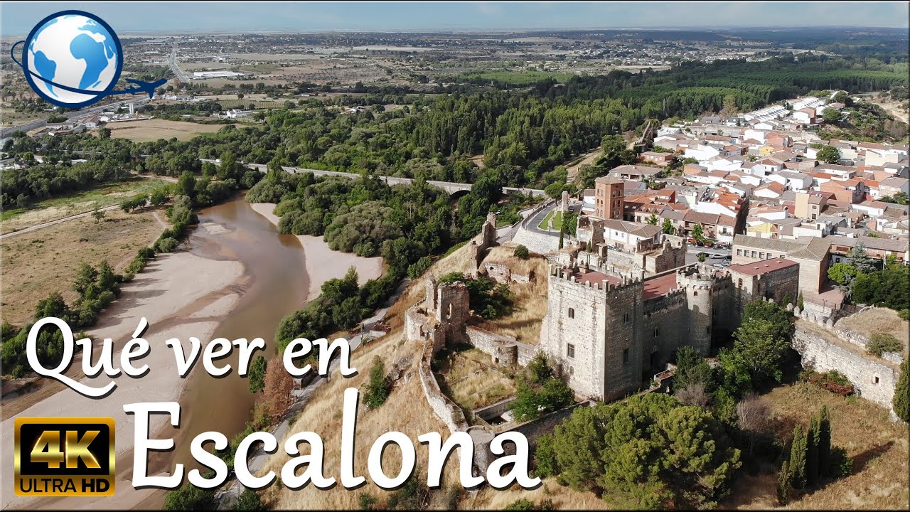 QUÉ VER en ESCALONA, Toledo 4K - Playa del río Alberche