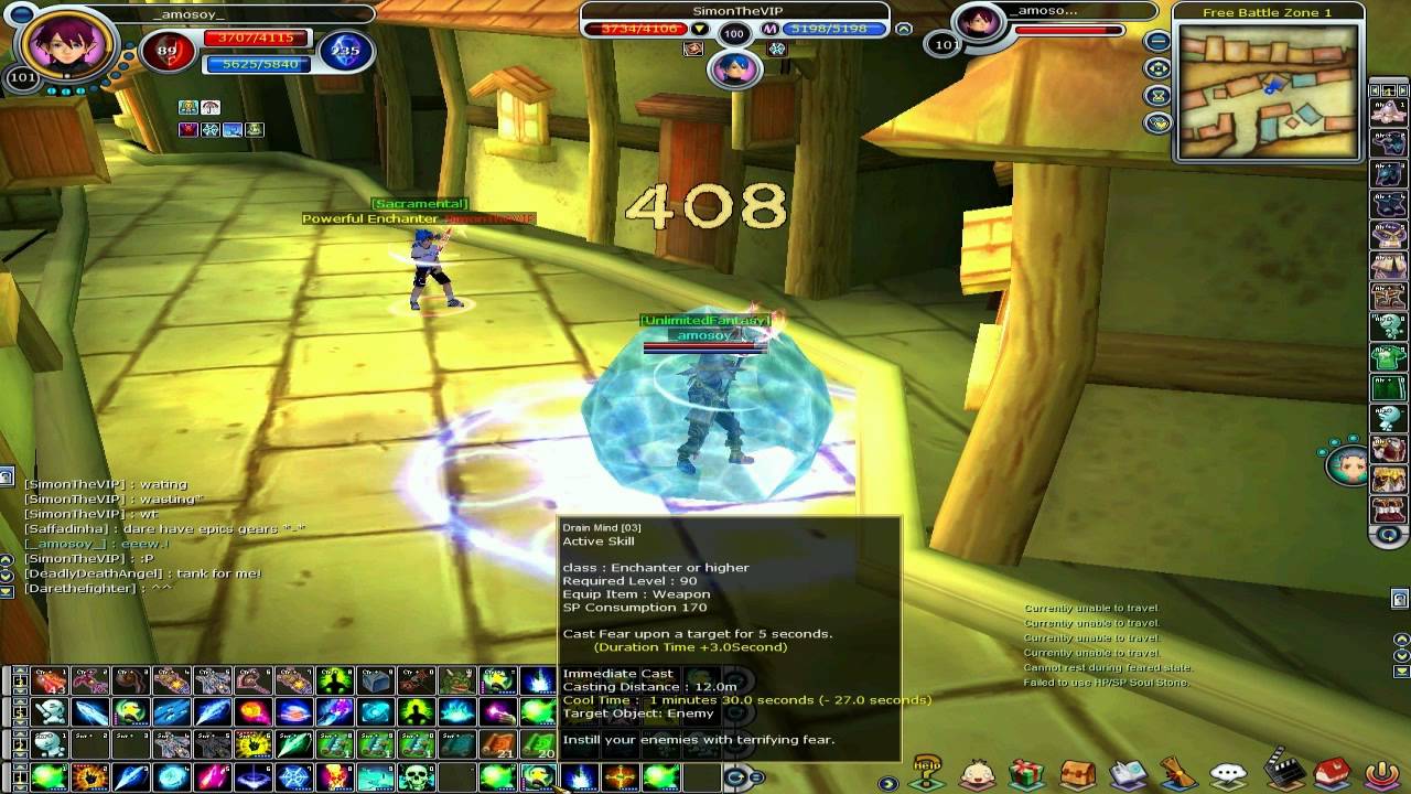 Fiesta Online - Wizzard vs Warlock