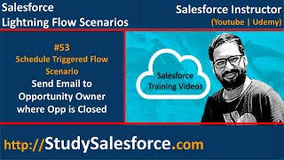53 Schedule Triggered Flow Scenario - Send Email to Opportunity Owner where Opportunity is Closed