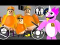 Barry secret prisons family prison run escape vs roblox rainbow friends  scary obby   roblox