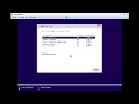 Install Windows 8.1 in VMware Workstation