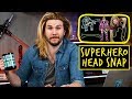 Superhero head snap  because science footnotes