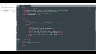 coding ninja front end skill test /stopwatch (html, css, js) by ajay