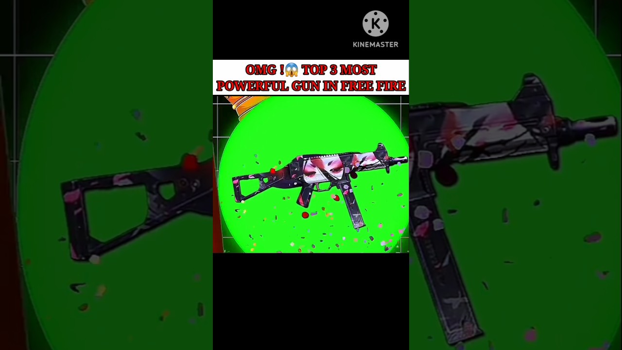 free fire top 3 most dangerous gun😱 