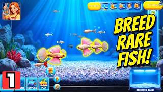 Rare Fish! Fish Tycoon 3 Virtual Aquarium walkthrough Part 1 (Mobile) screenshot 4