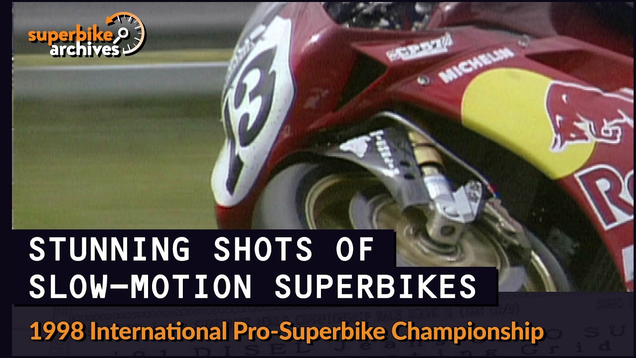 Classic Superbikes in Super Slow-Motion | 1998 Pro-Superbike | Raw