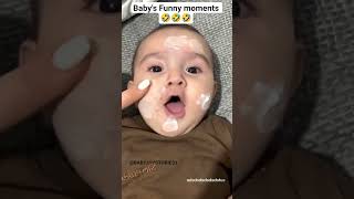 baby's funny moments🤣🤣🤣 #shortfeed #baby #shortvideo #funny #babies #shorts