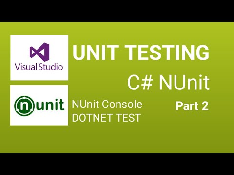 ვიდეო: NUnit ტესტები პარალელურად მუშაობს?