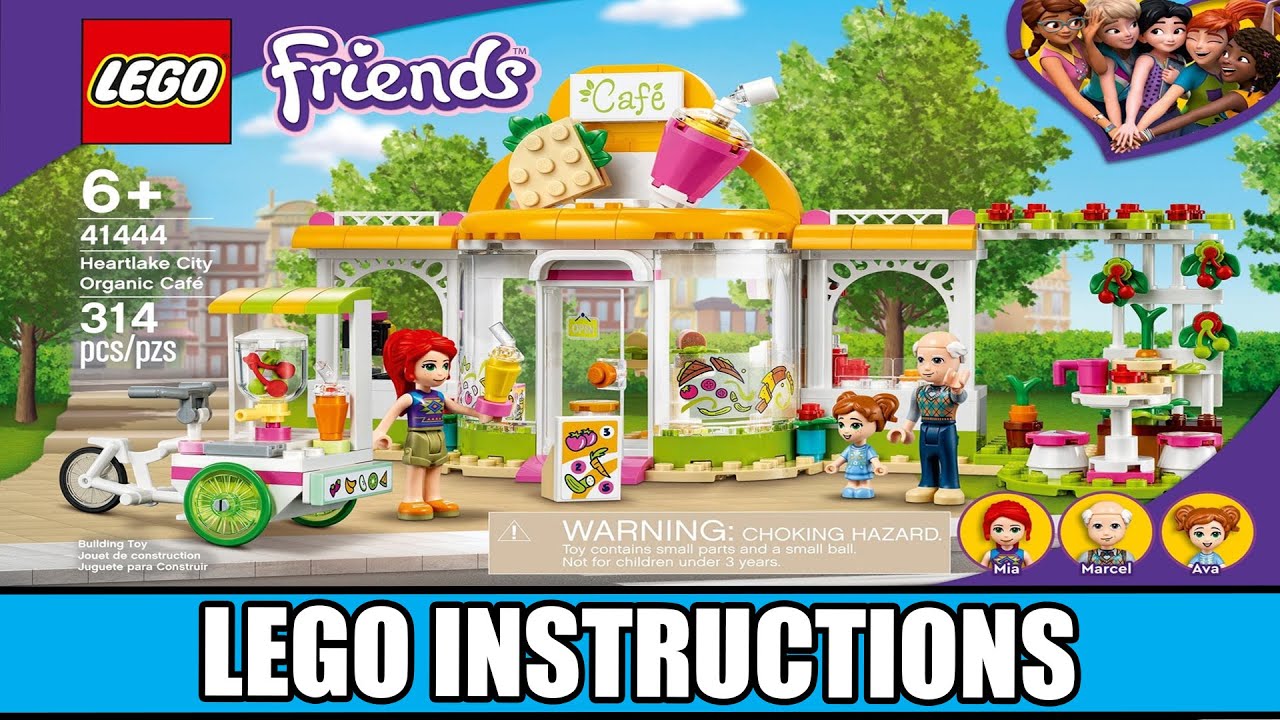 LEGO Instructions – Heartlake City Organic Café – LEGO Friends - YouTube