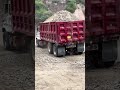 Dump truck loading materials #shorts