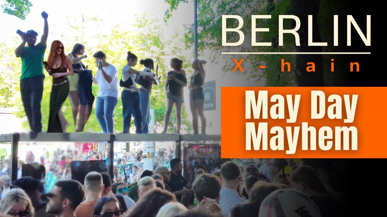 Experience the WILDEST May Day Celebration in Berlin  | Berlin Walking | 4K