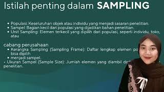 Tugas kelompok 3 Statistika bisnis sampling dan interval kepercayaan (Universitas Digitech)