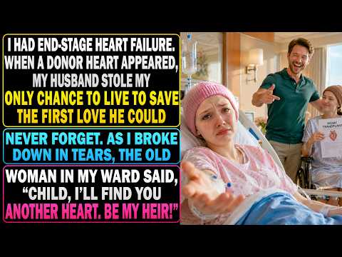 My Husband Stole My Donor Heart—My Only Chance To Live—To Save His Lover. Crying In Despair, Then...