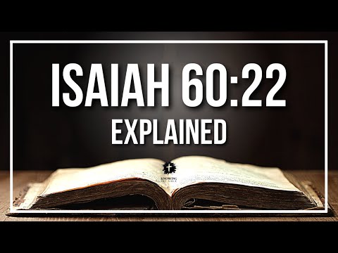 Isaiah 60 22 Simple Version