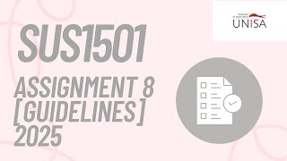 SUS1501 ASSIGNMENT 8 PORTFOLIO 2025 GUIDELINES Net Worth
